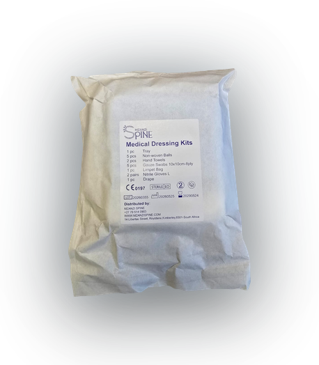 MZ medical dressing kit, sealed pack
